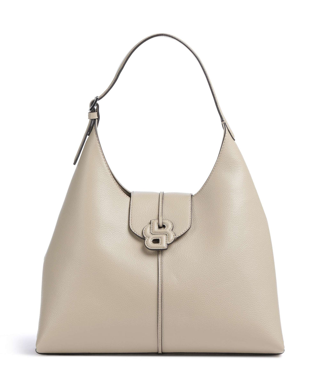 BOSS Anett Big Hobo bag light beige