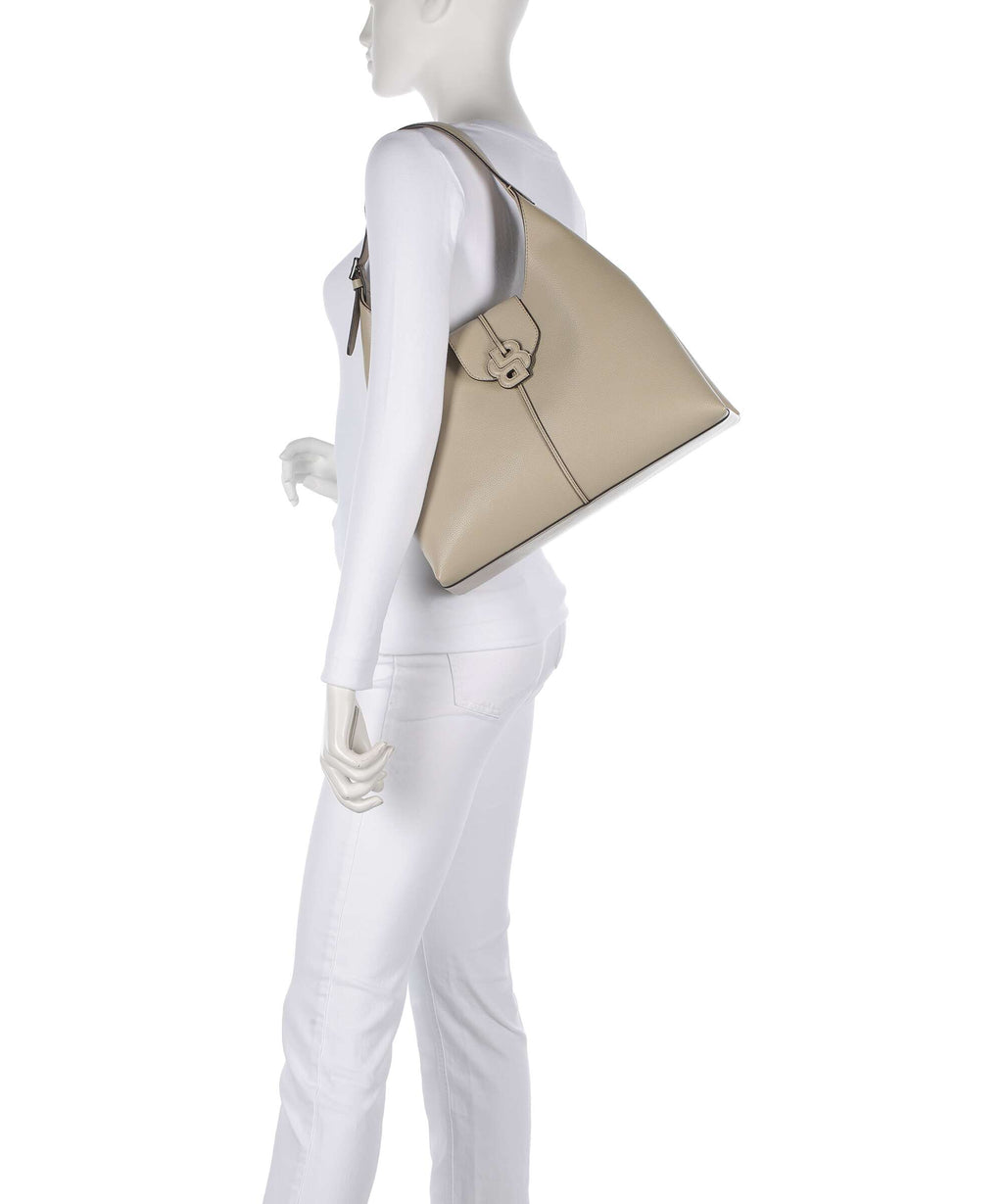 BOSS Anett Big Hobo bag light beige