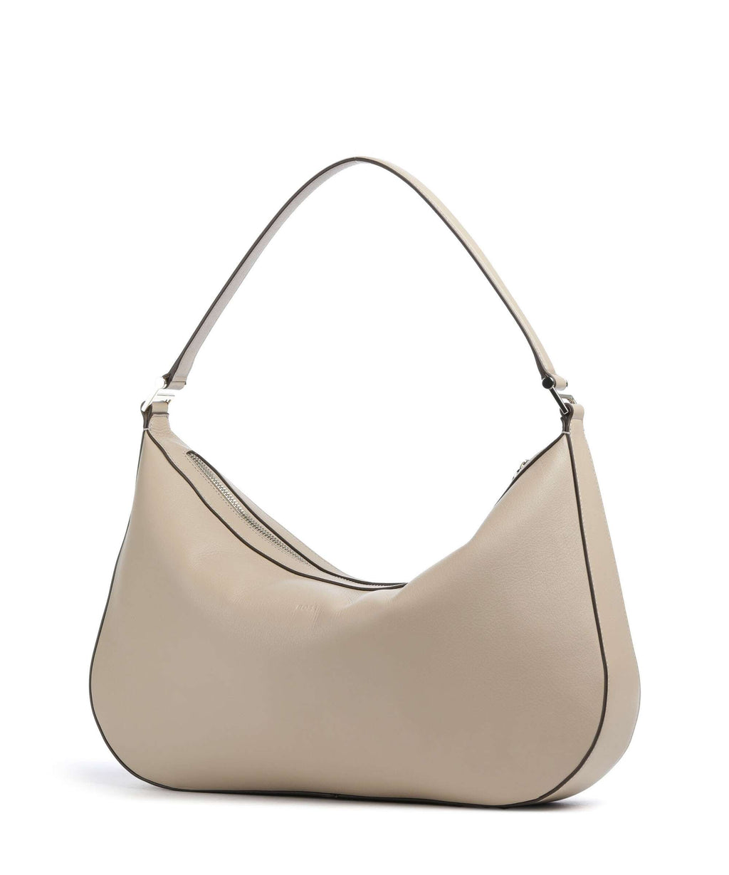 BOSS Ariell M Hobo bag light beige