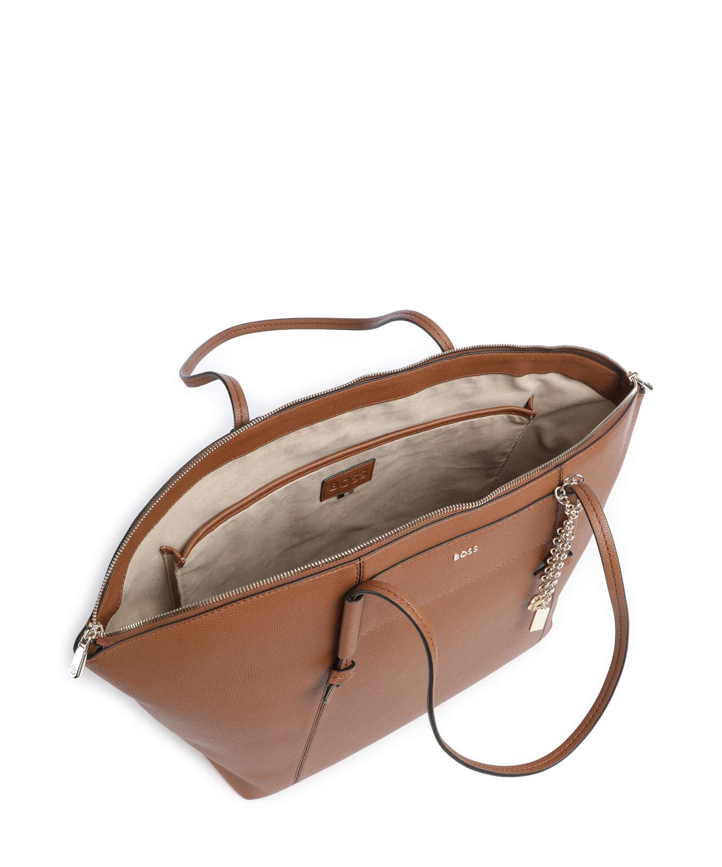 BOSS Salley Tote bag medium brown