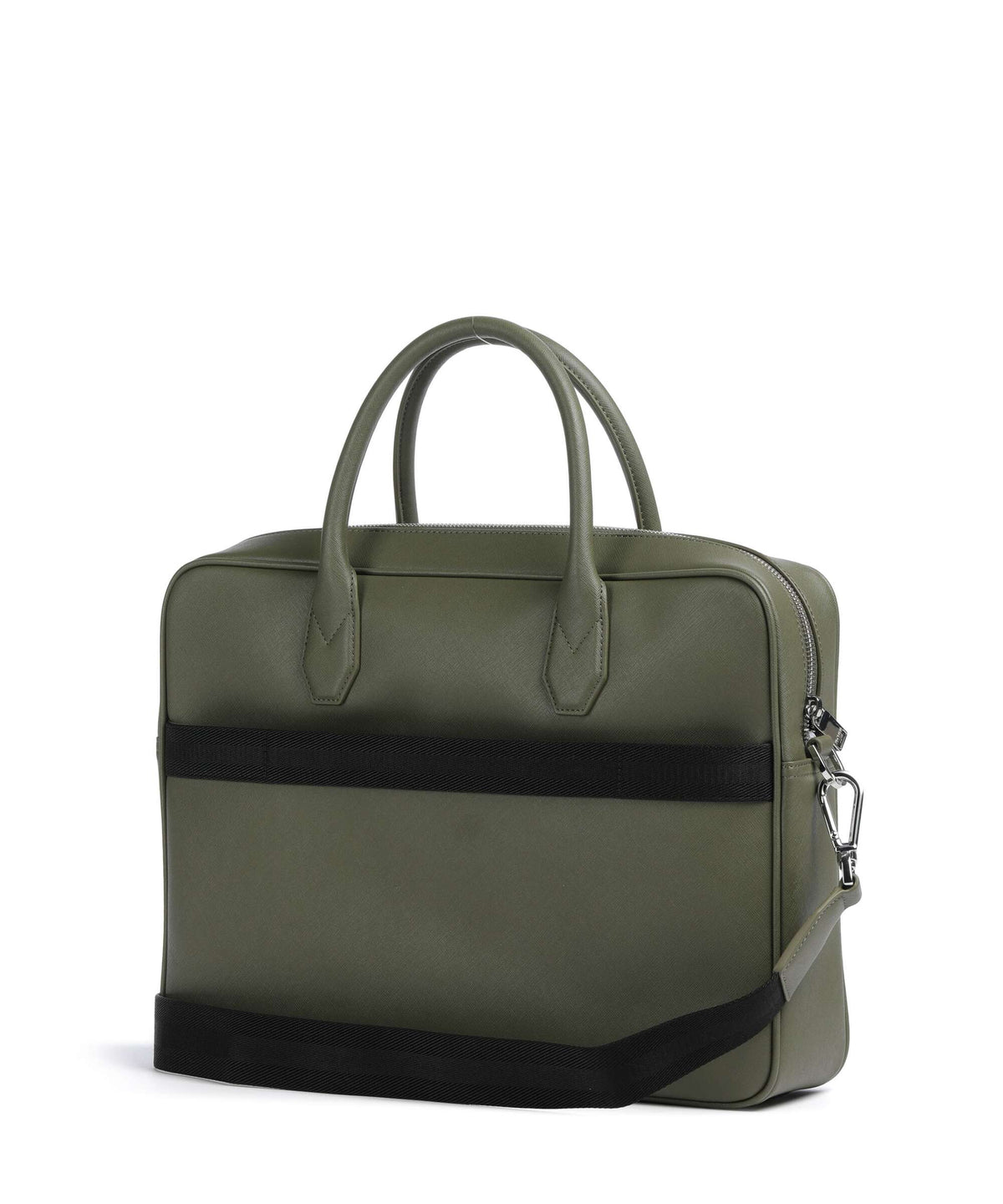 BOSS Northon Briefcase open green
