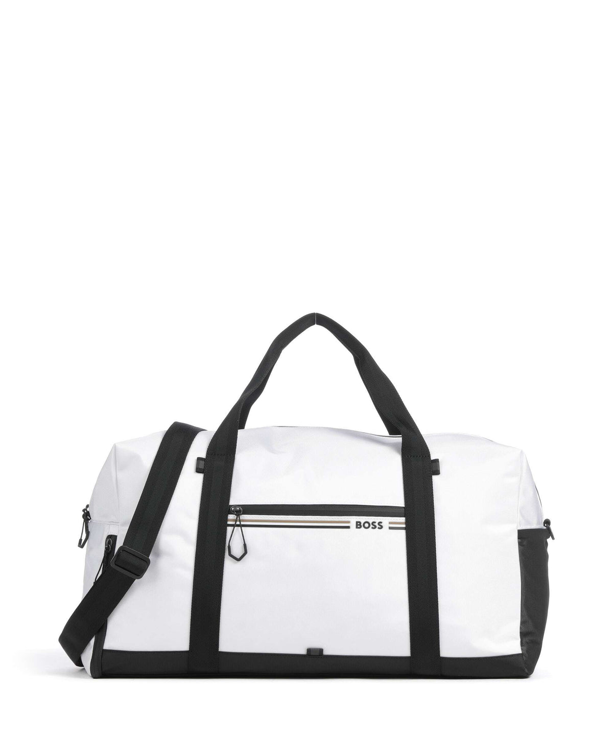 BOSS Stenson Weekend bag white