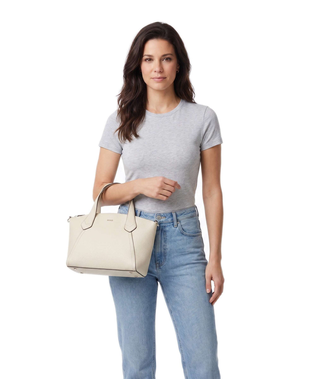 BOSS Lenah S Handbag open white
