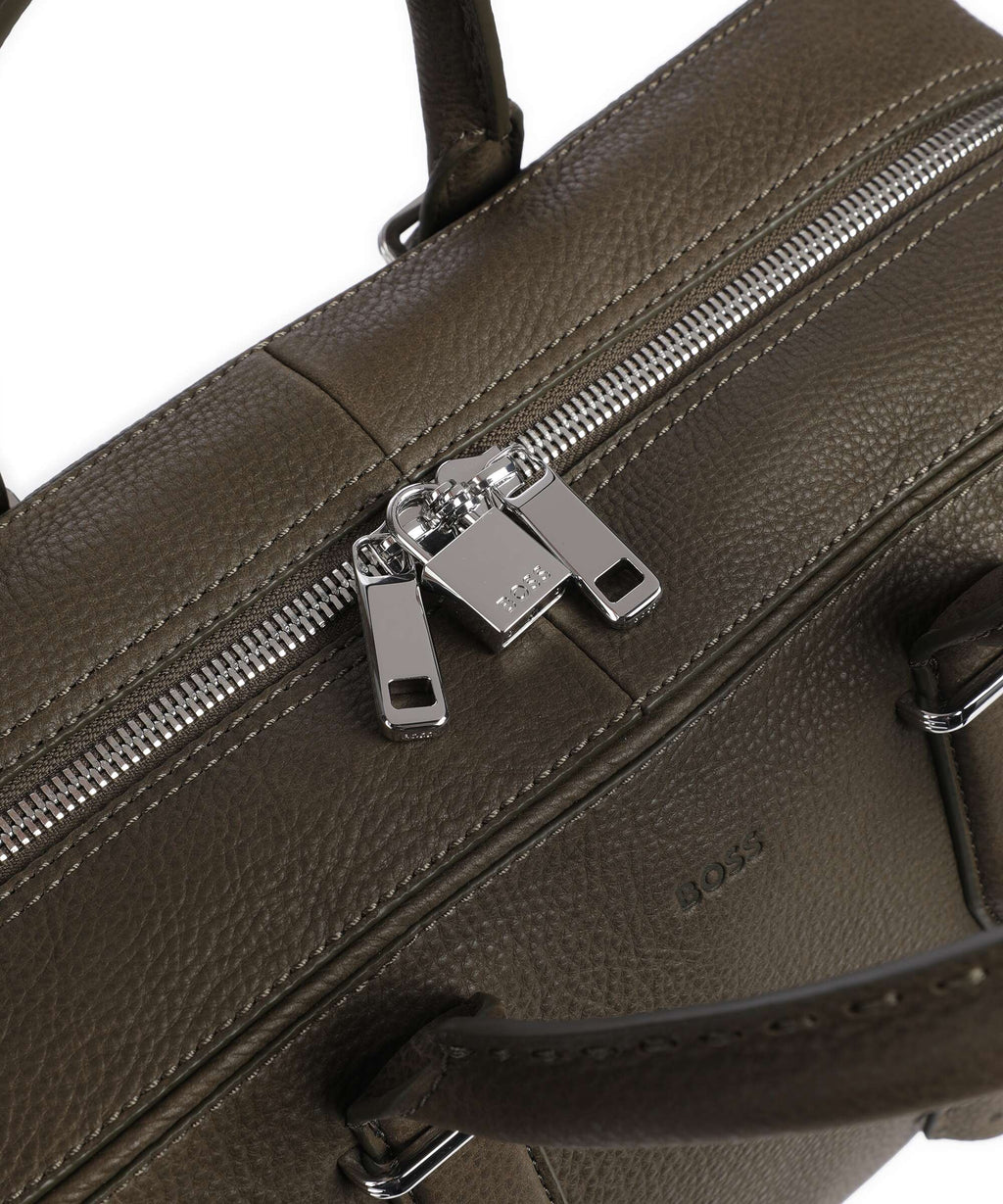 BOSS Madison Weekend bag open green
