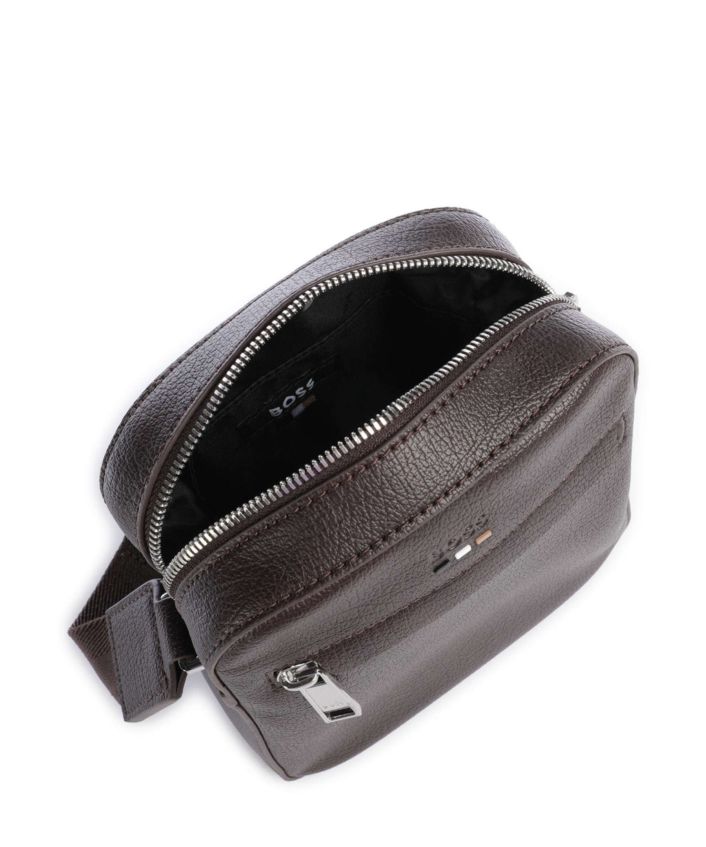 BOSS Ray Crossbody bag dark brown