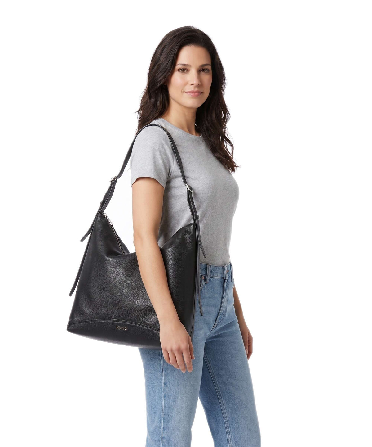 Hugo Lucya Hobo bag black