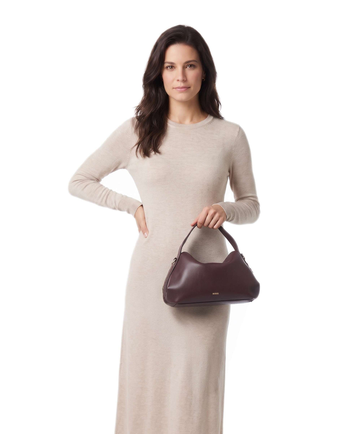 BOSS Caylie Handbag open purple