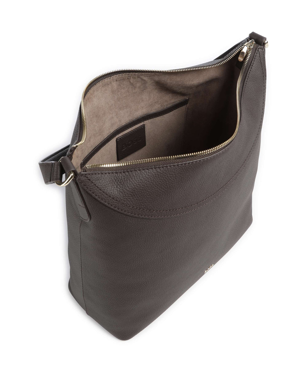 BOSS Lenah Hobo bag dark brown