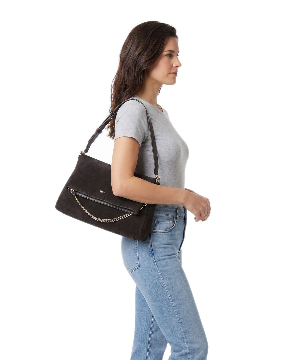 BOSS Yelena Shoulder bag dark brown