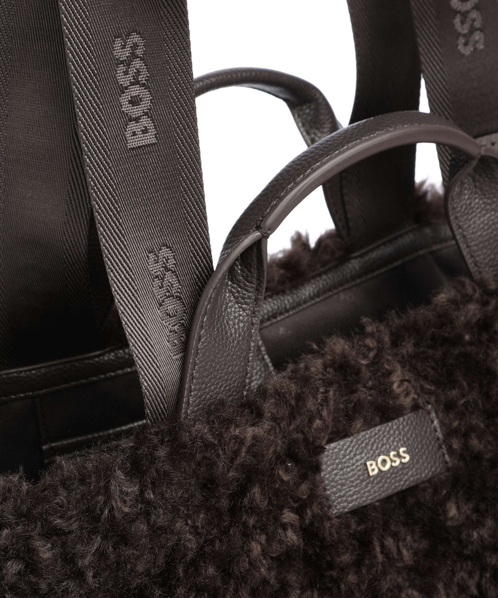 BOSS Palmah Tote bag dark brown