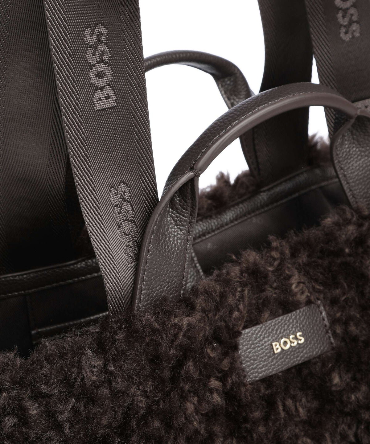 BOSS Palmah Tote bag dark brown