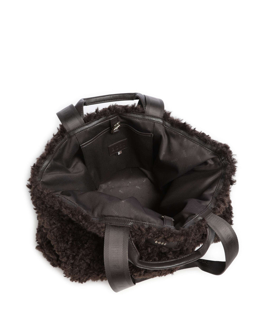 BOSS Palmah Tote bag dark brown