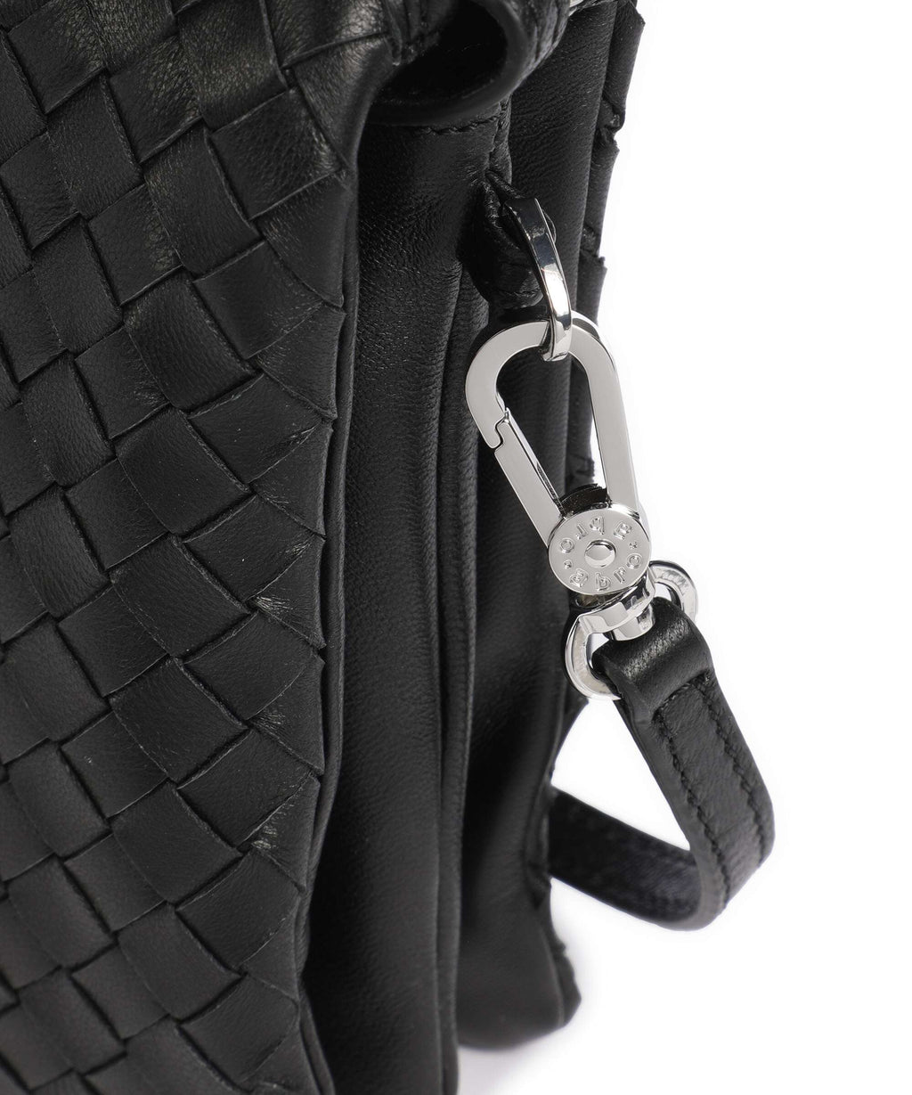 Abro Piuma Crossbody bag black/nickel