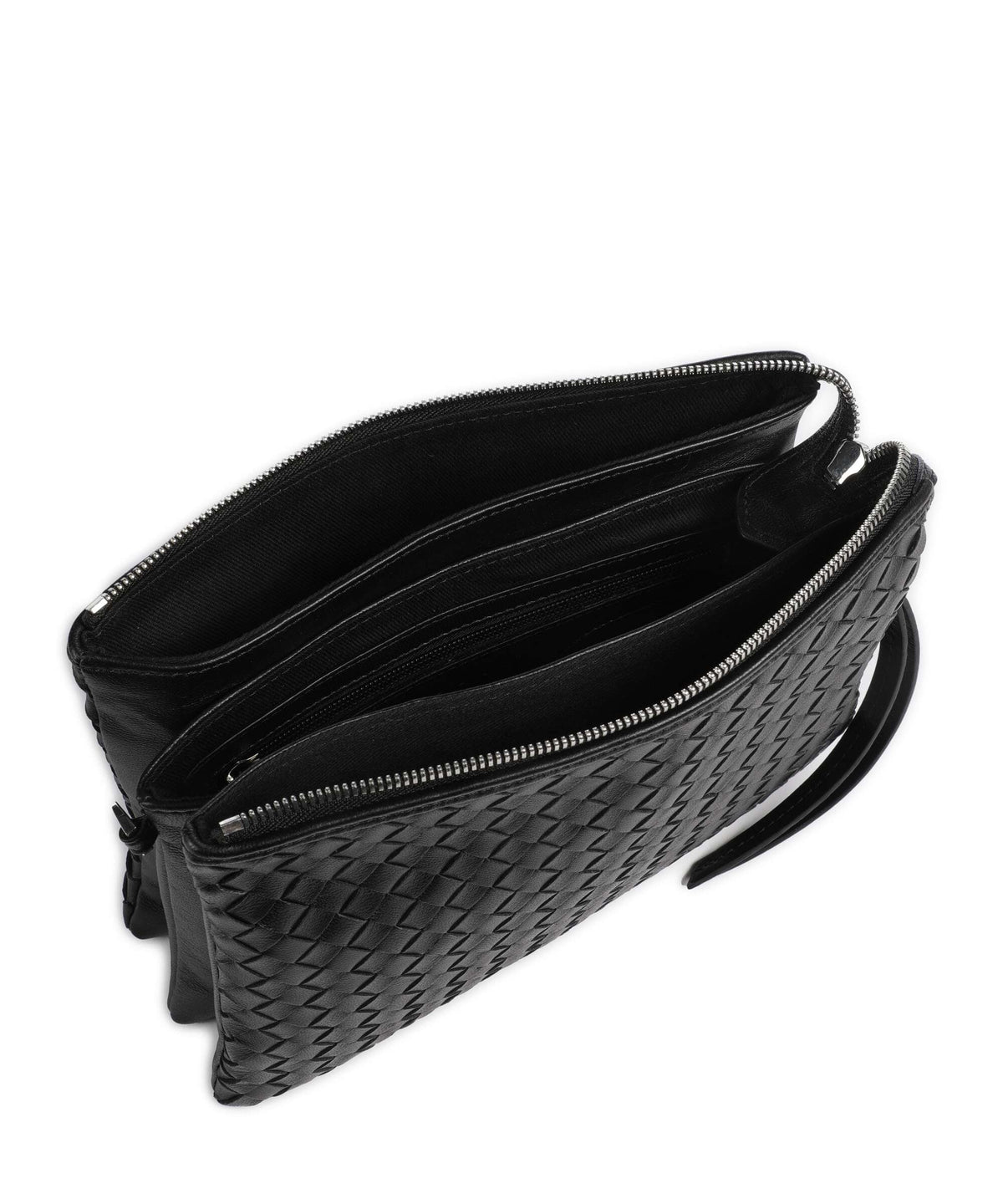 Abro Piuma Crossbody bag black/nickel