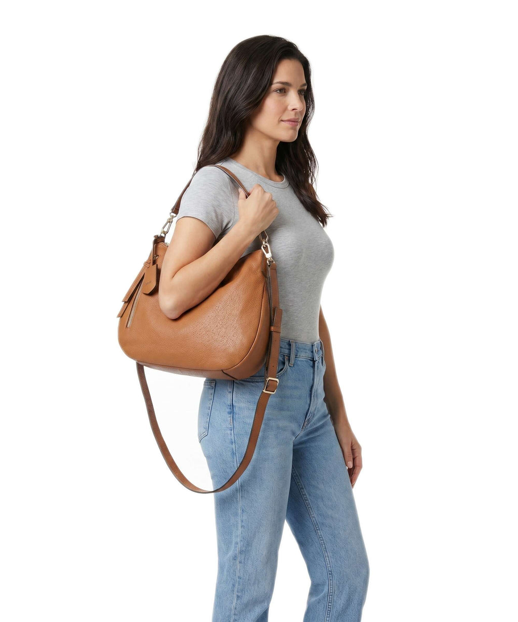 Abro Adria Juna Small Hobo bag cuoio