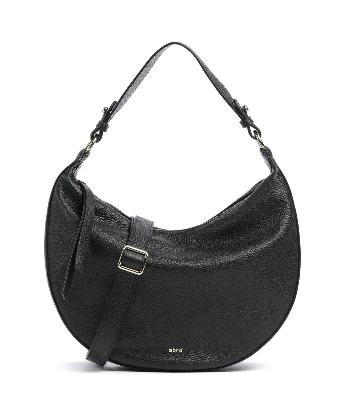 Abro Adria Lulu Small Hobo bag black/gold
