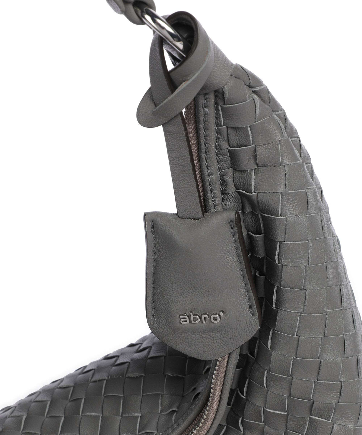 Abro Piuma Nana Hobo bag zinc