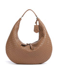Abro Piuma Nana Hobo bag cuoio