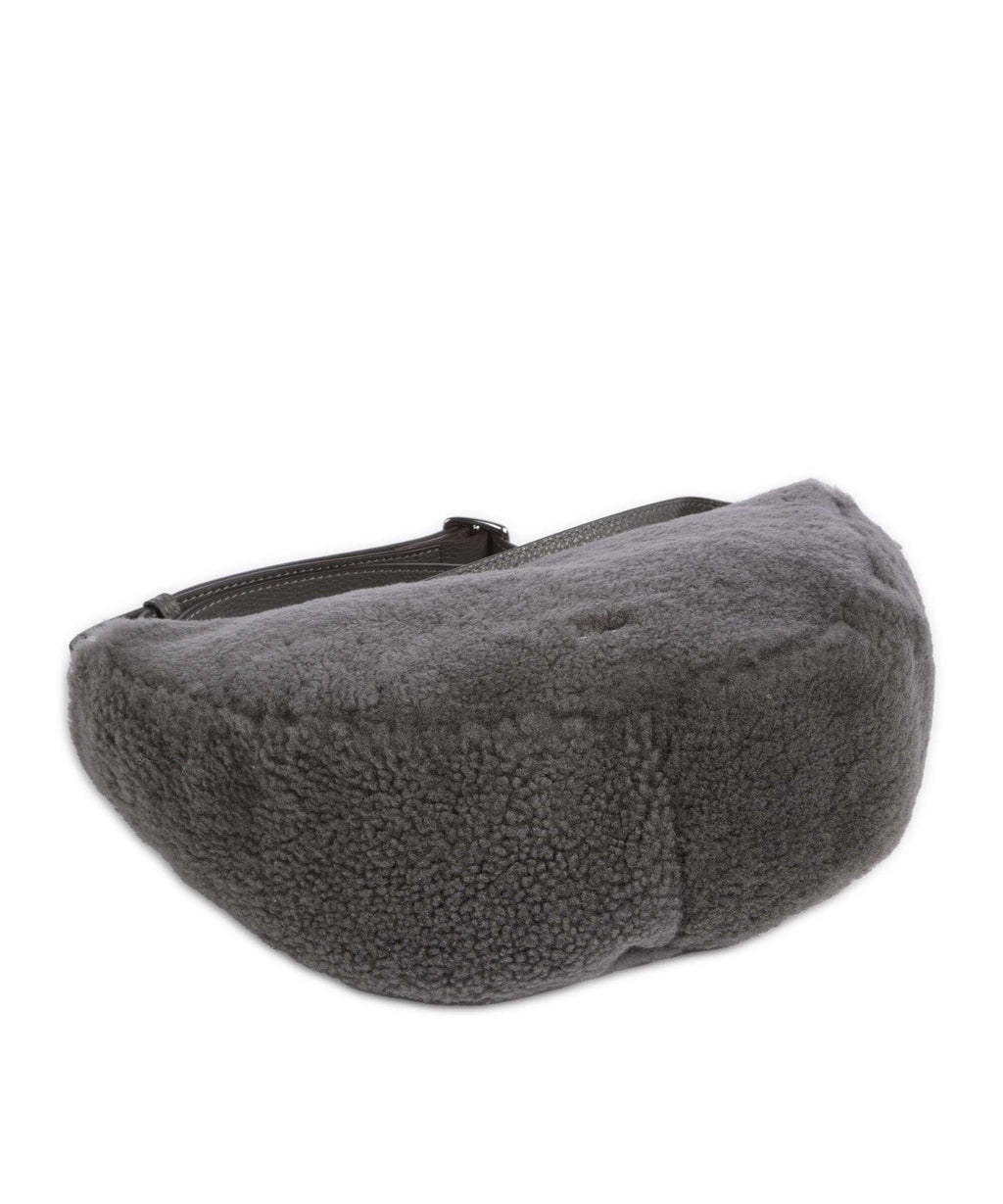Abro Shearling By My Side Crossbody bag grey