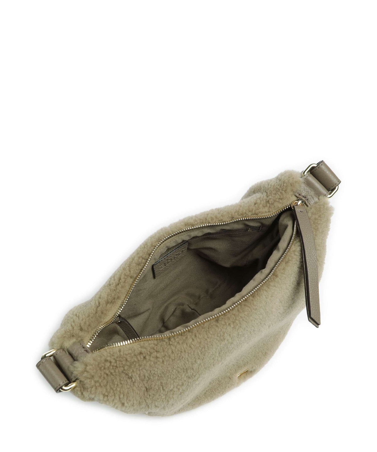 Abro Shearling By My Side Crossbody bag siena