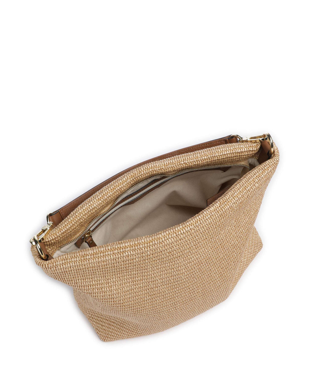 Abro Raffia Kaia Hobo bag natural