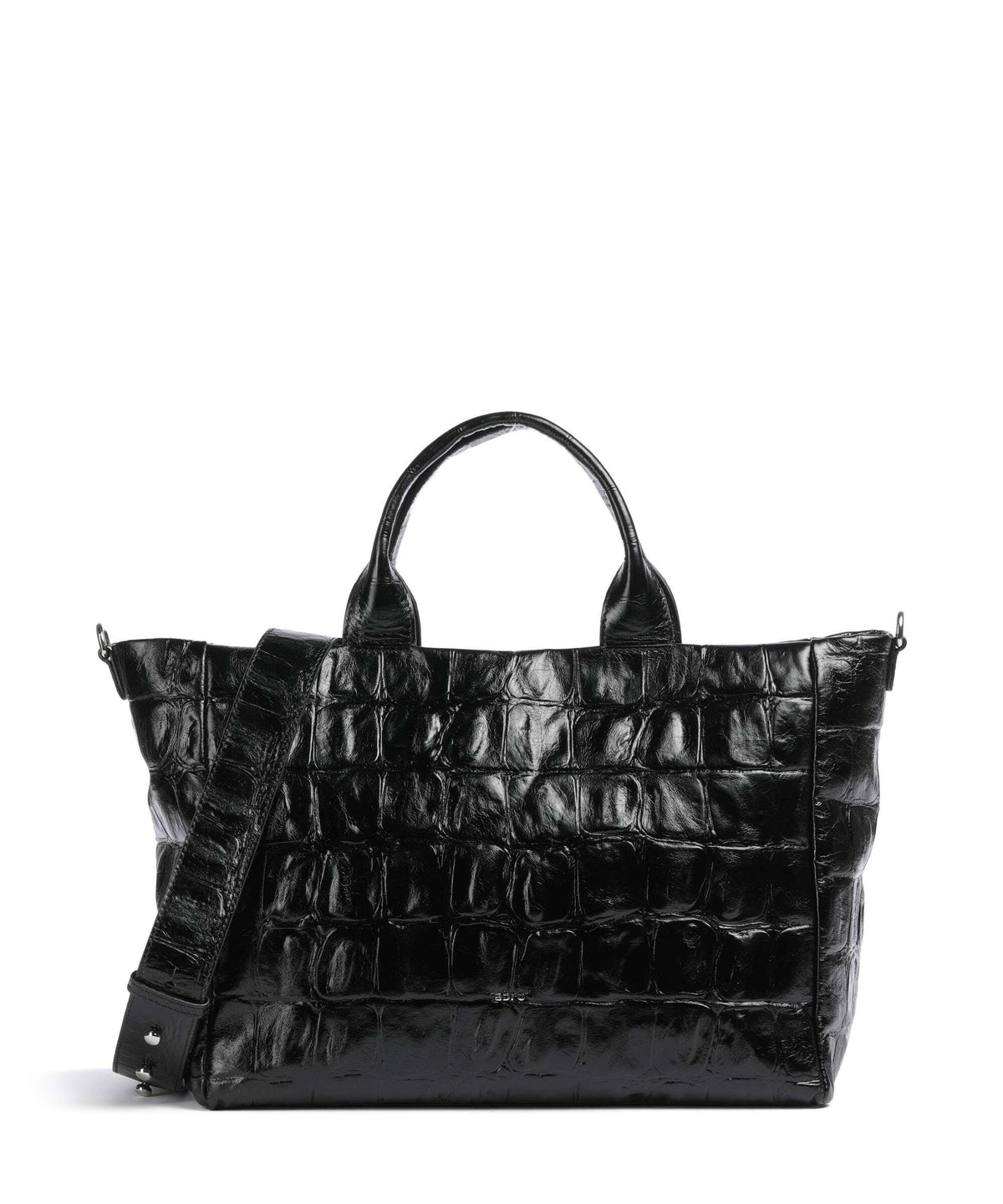 Abro Maxi Cocco Mia Handbag black/nickel