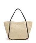 Abro Maglia Raffia Willow Tote bag natural/black
