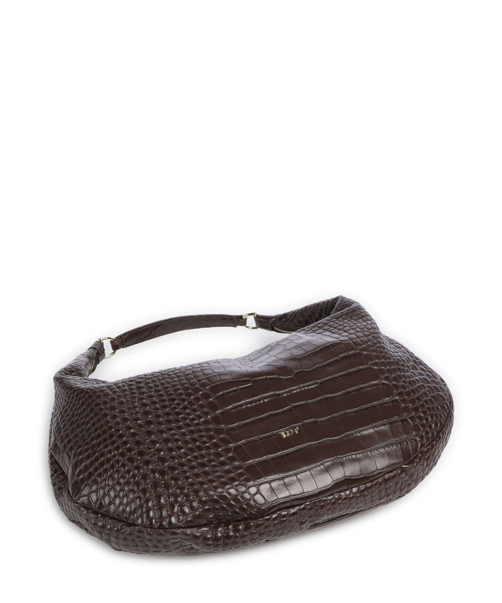 Abro Cocco Mondial Nana Big Hobo bag dark brown