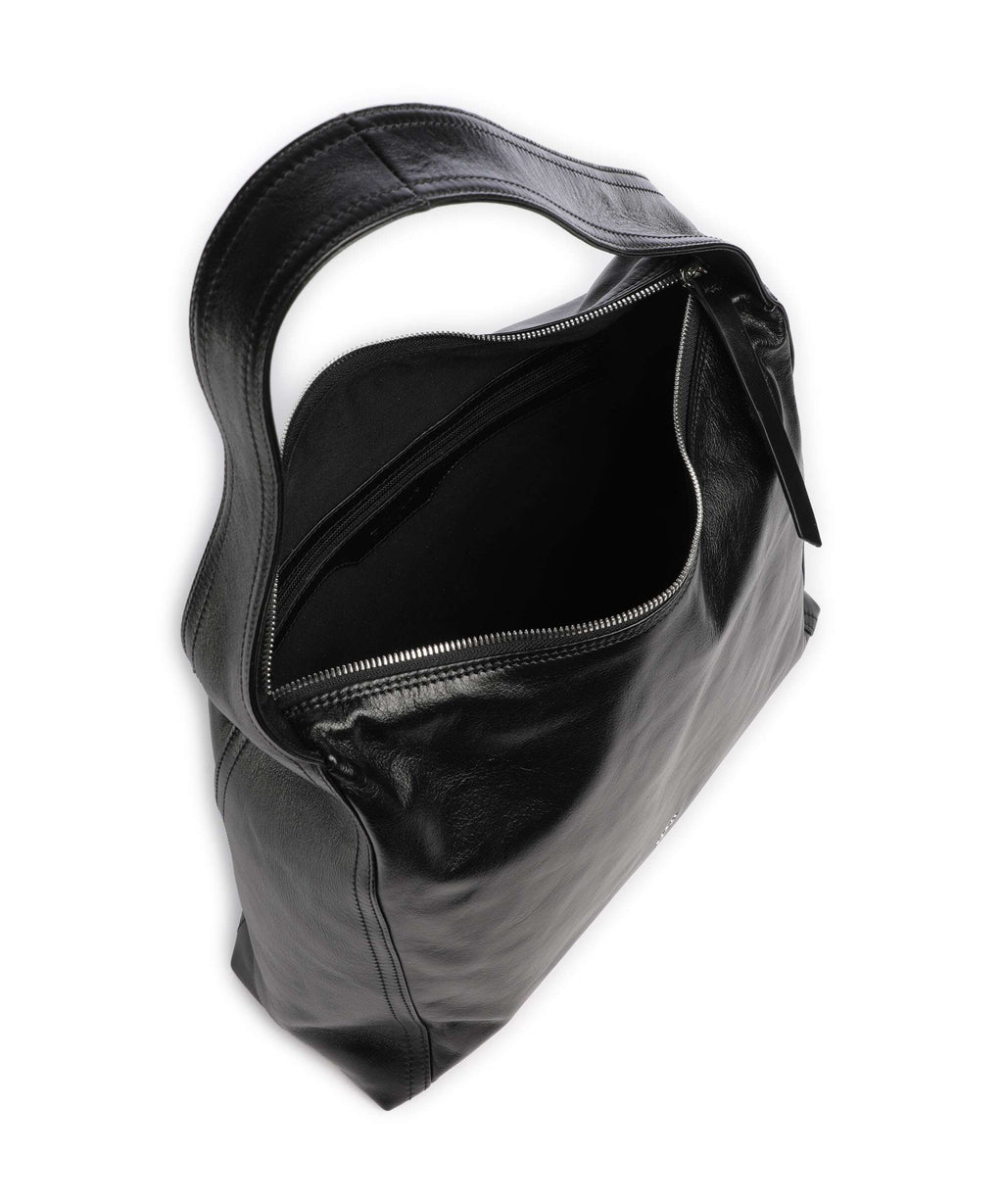 Abro Dioniso Amber Hobo bag black/nickel