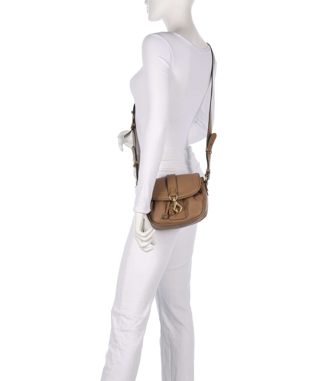 Abro Dalia Star Saddle Crossbody bag caramel/cognac