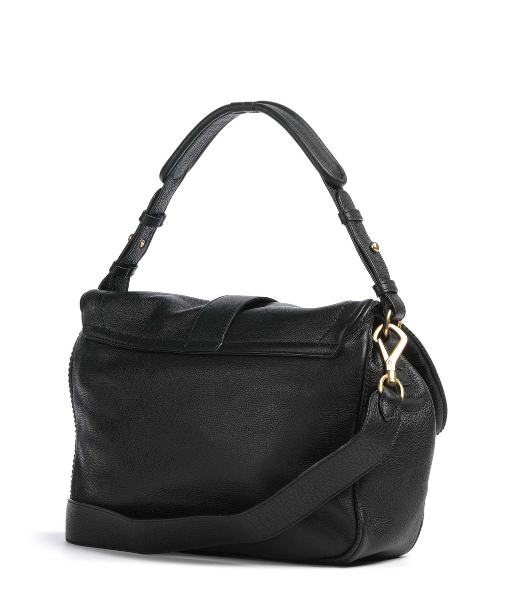 Abro Dalia Star Saddle Hobo bag black/gold