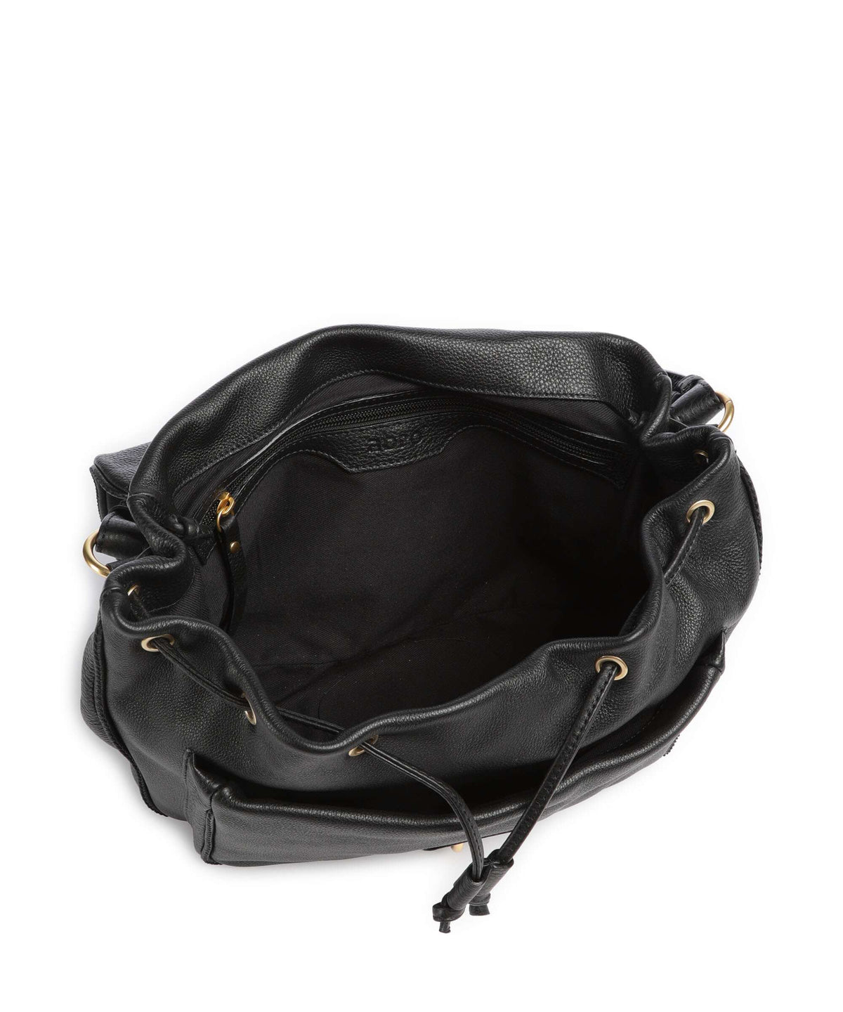 Abro Dalia Star Saddle Hobo bag black/gold