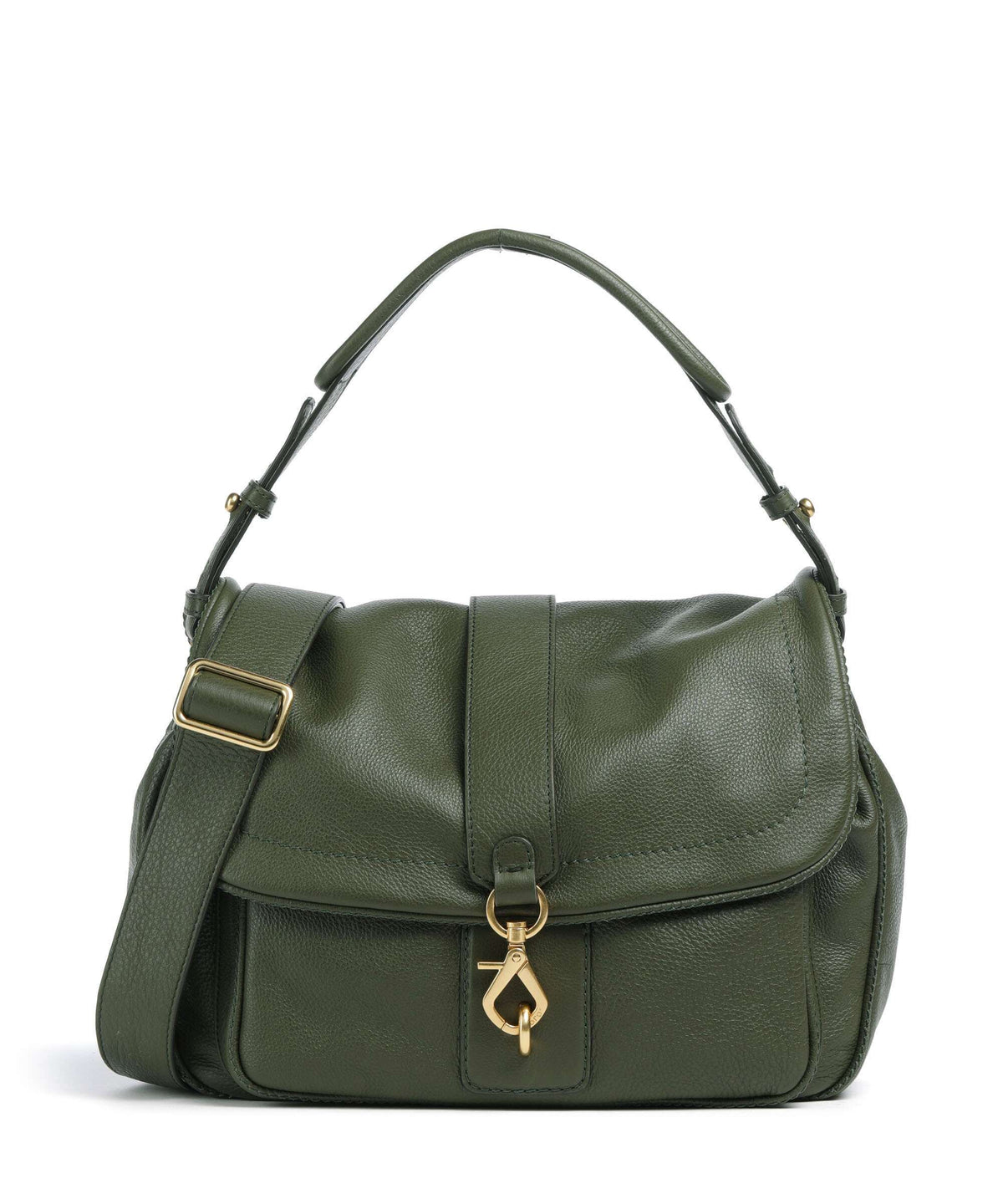 Abro Dalia Star Saddle Hobo bag oliv