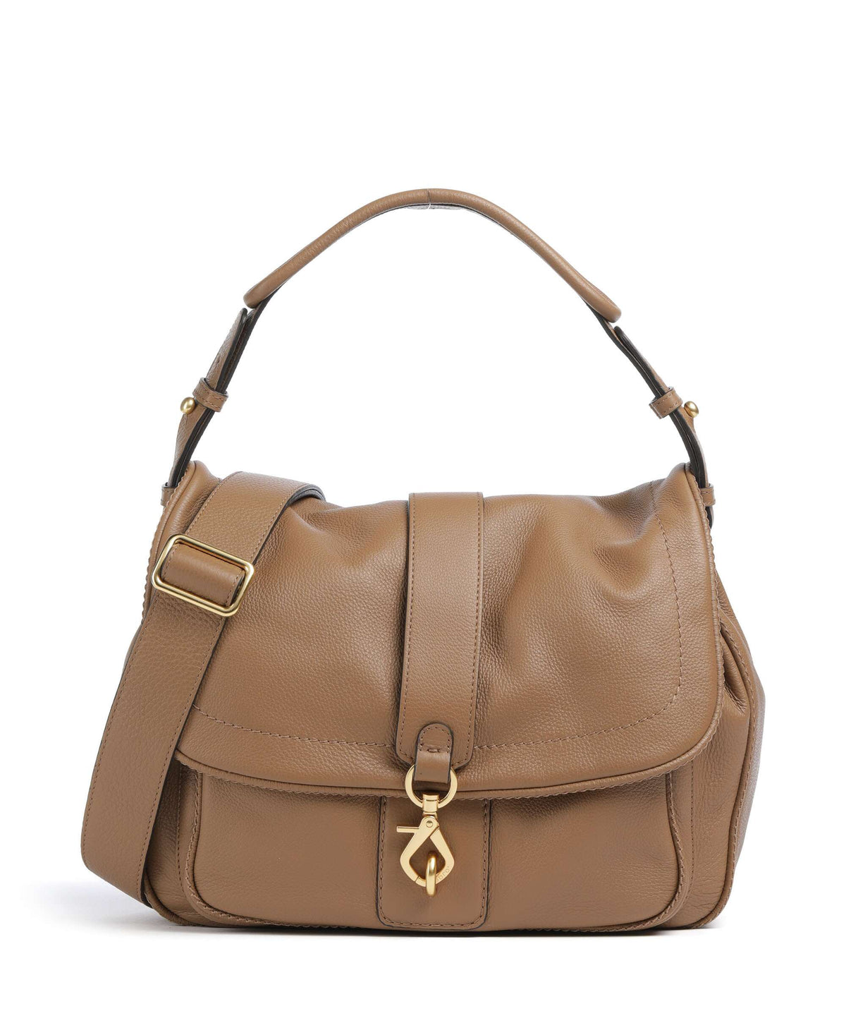 Abro Dalia Star Saddle Hobo bag caramel/cognac