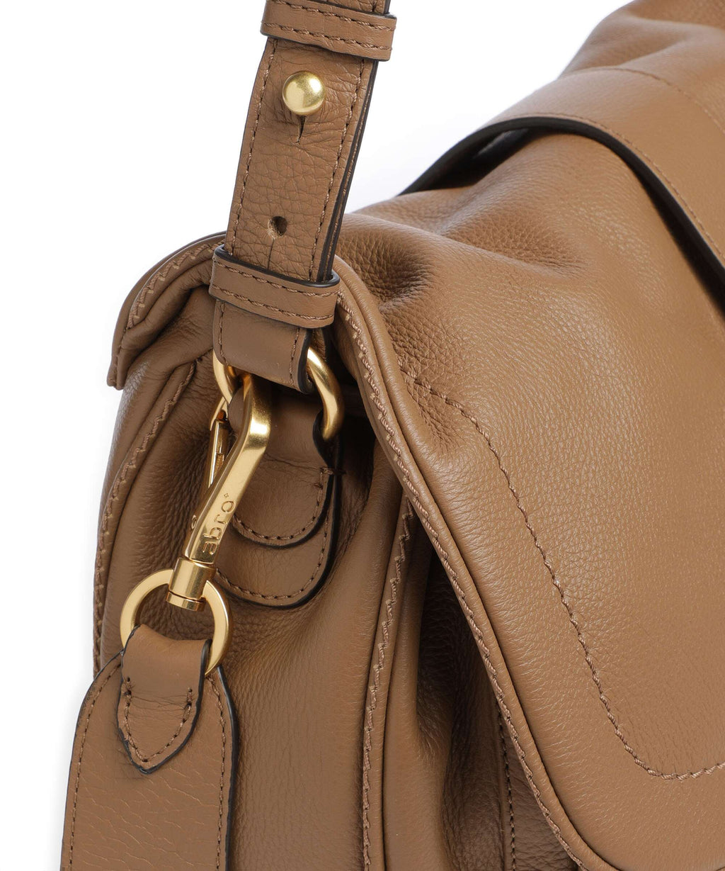 Abro Dalia Star Saddle Hobo bag caramel/cognac