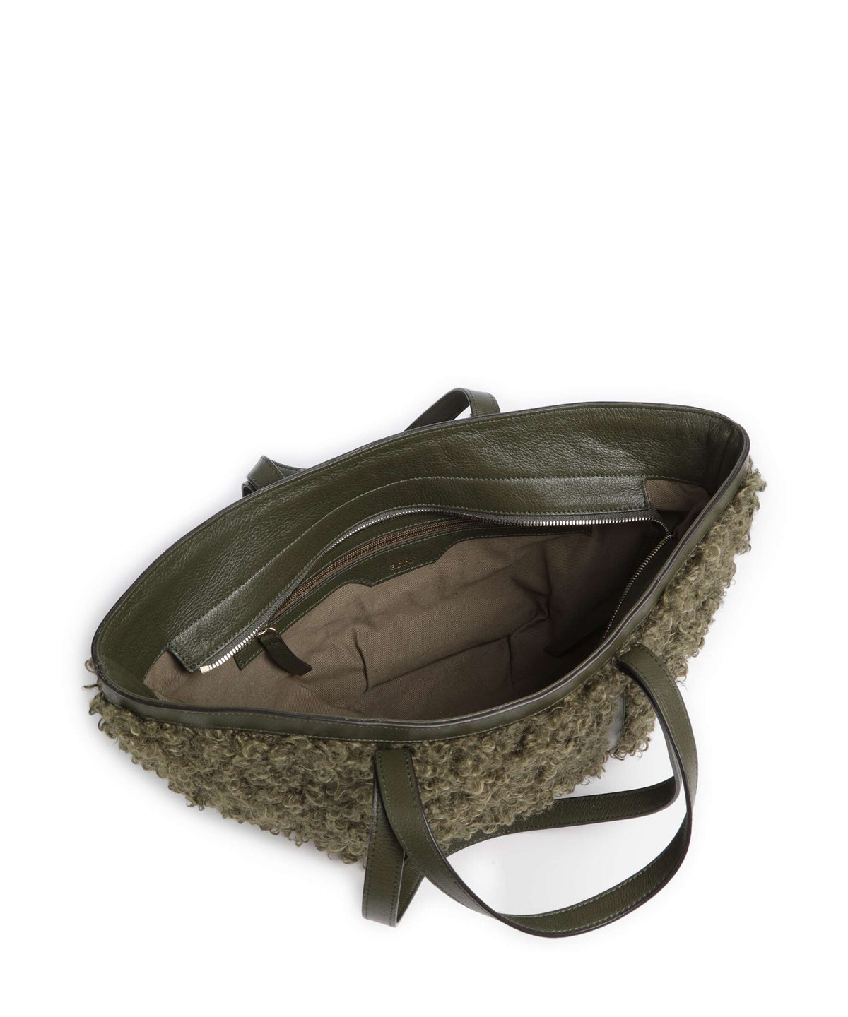 Abro Latxa Cosmo Medium Tote bag oliv
