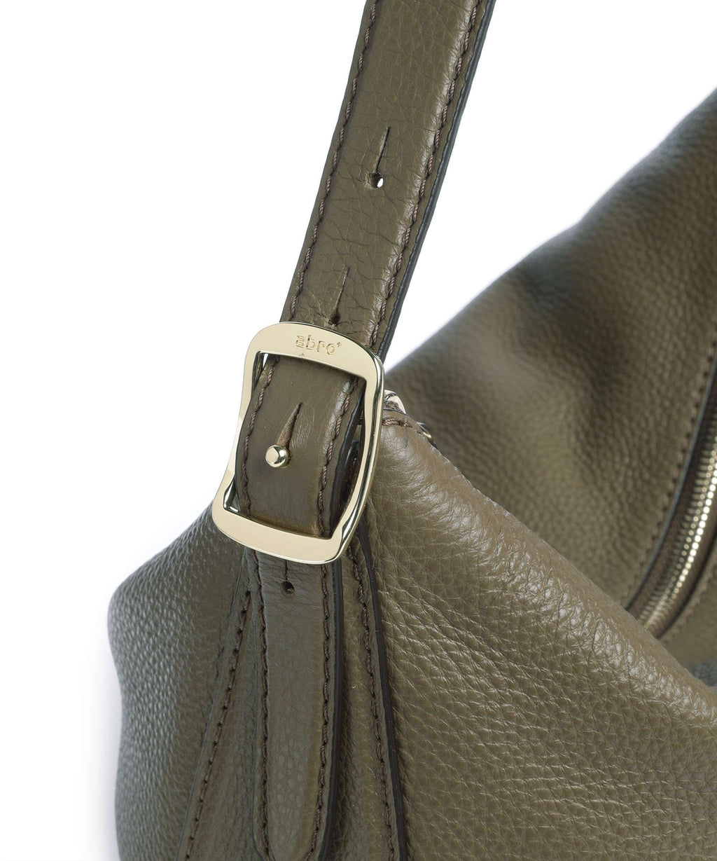 Abro Agave Carina Hobo bag military