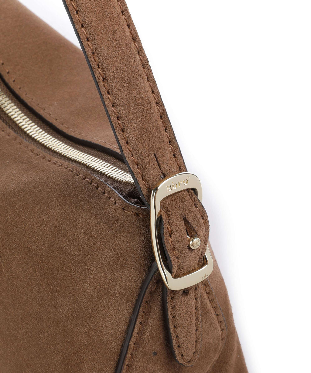 Abro Suede Carina Shoulder bag camel
