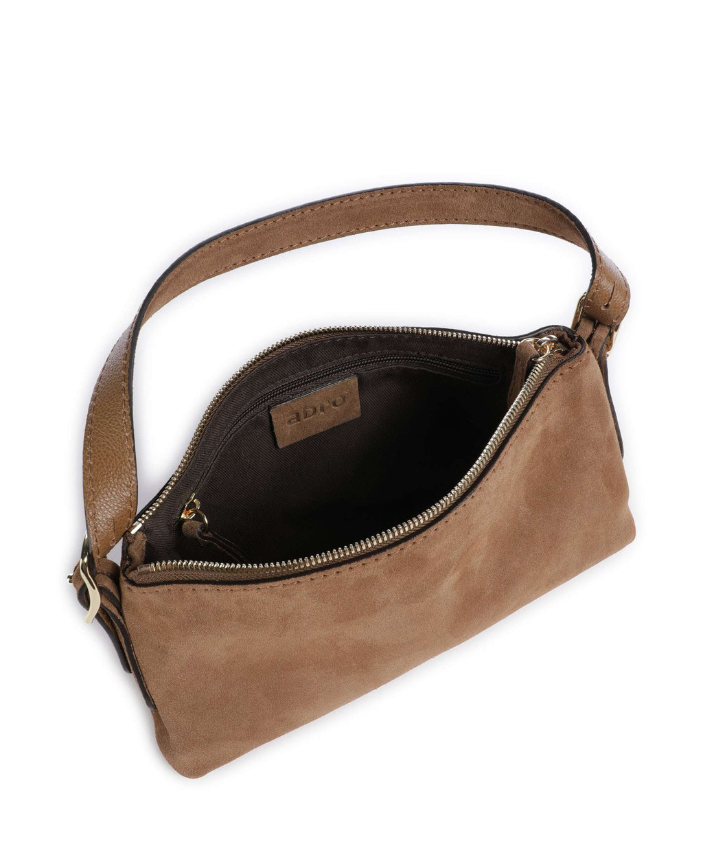 Abro Suede Carina Shoulder bag camel