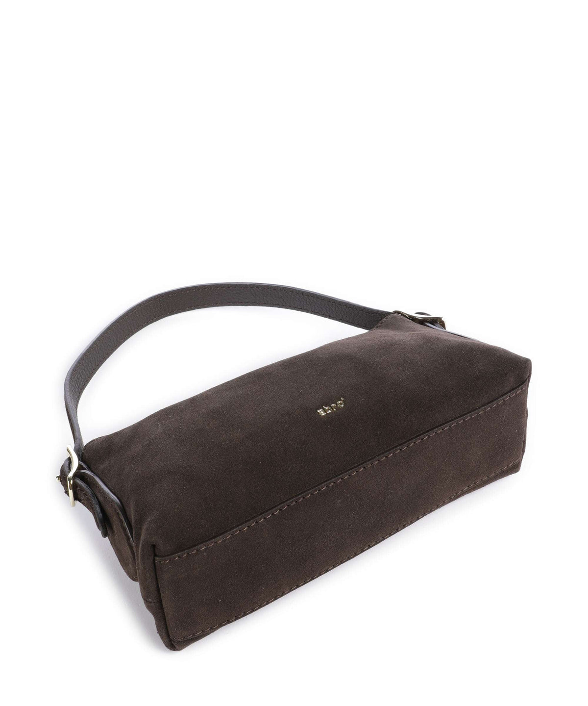 Abro Suede Carina Shoulder bag dark brown
