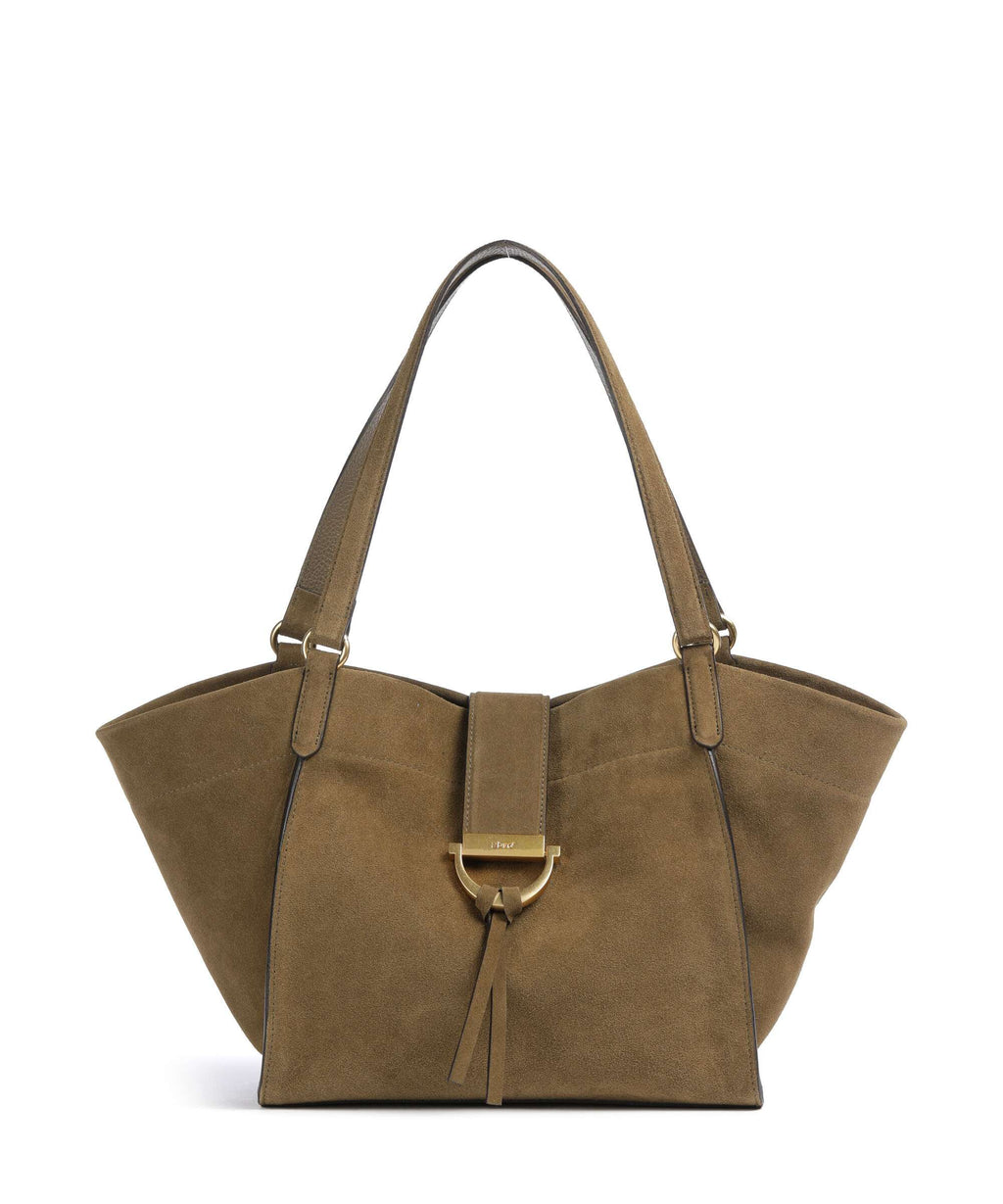 Abro Suede Temi Tote bag military