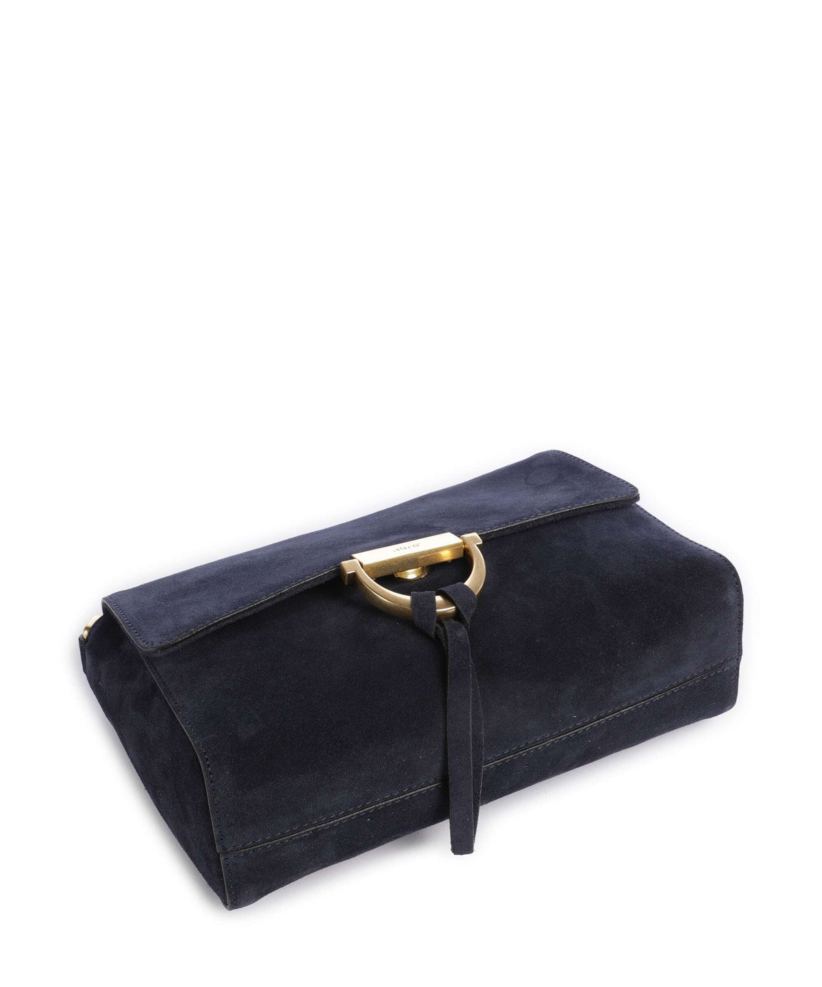 Abro Suede Temi Shoulder bag navy