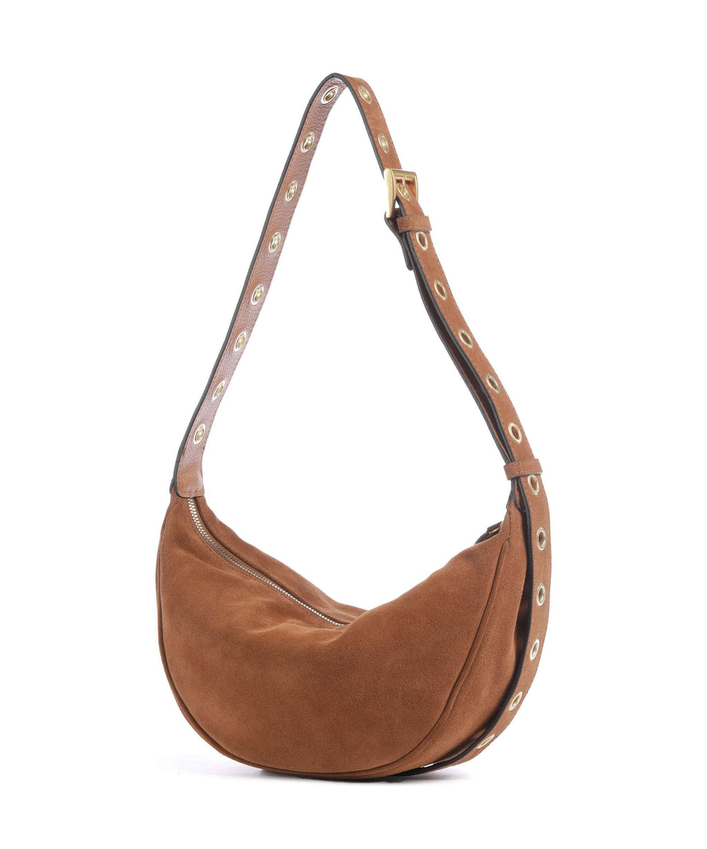 Abro Suede By My Side Small Shoulder bag cuoio