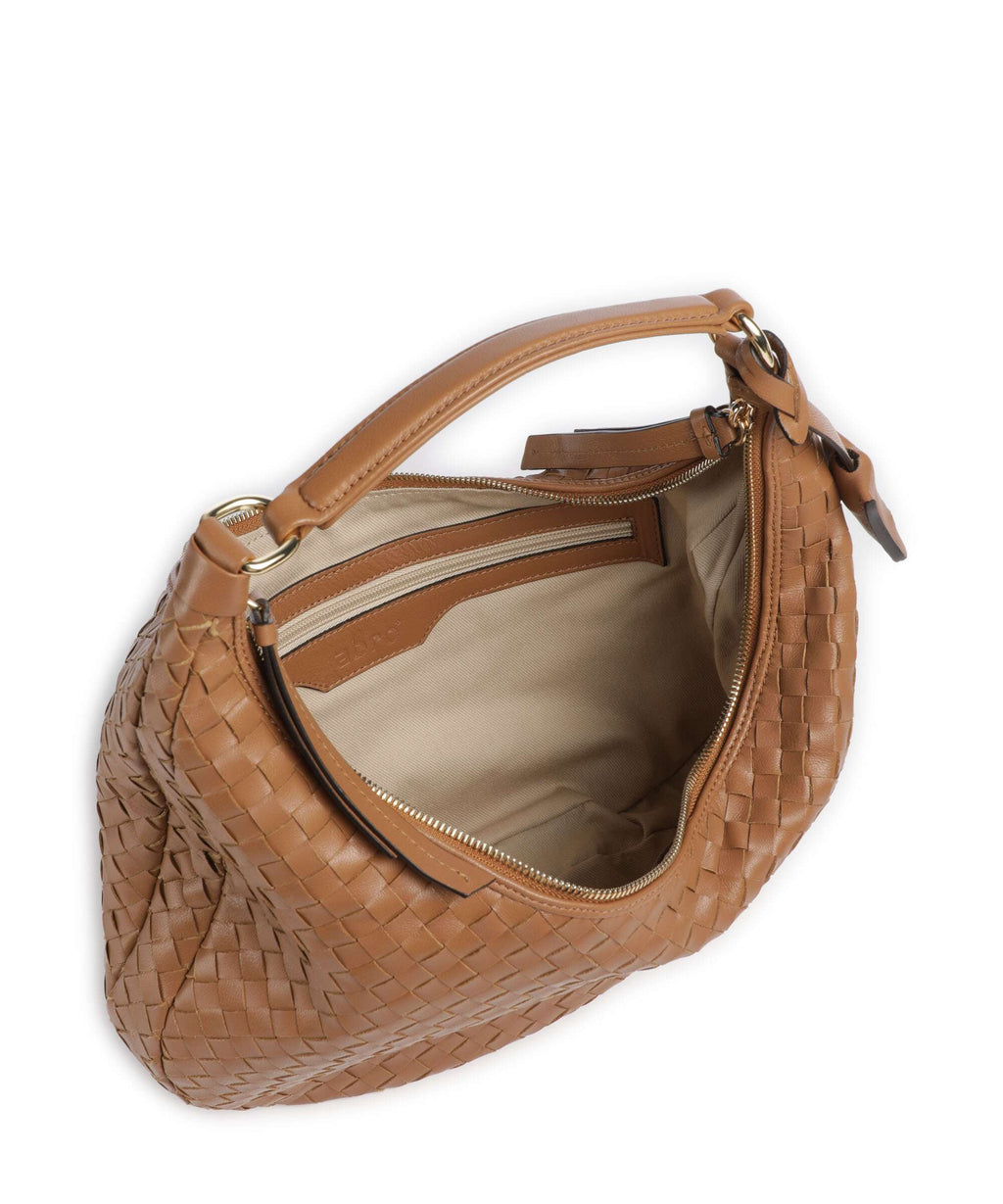 Abro Piuma Nana Small Hobo bag cuoio