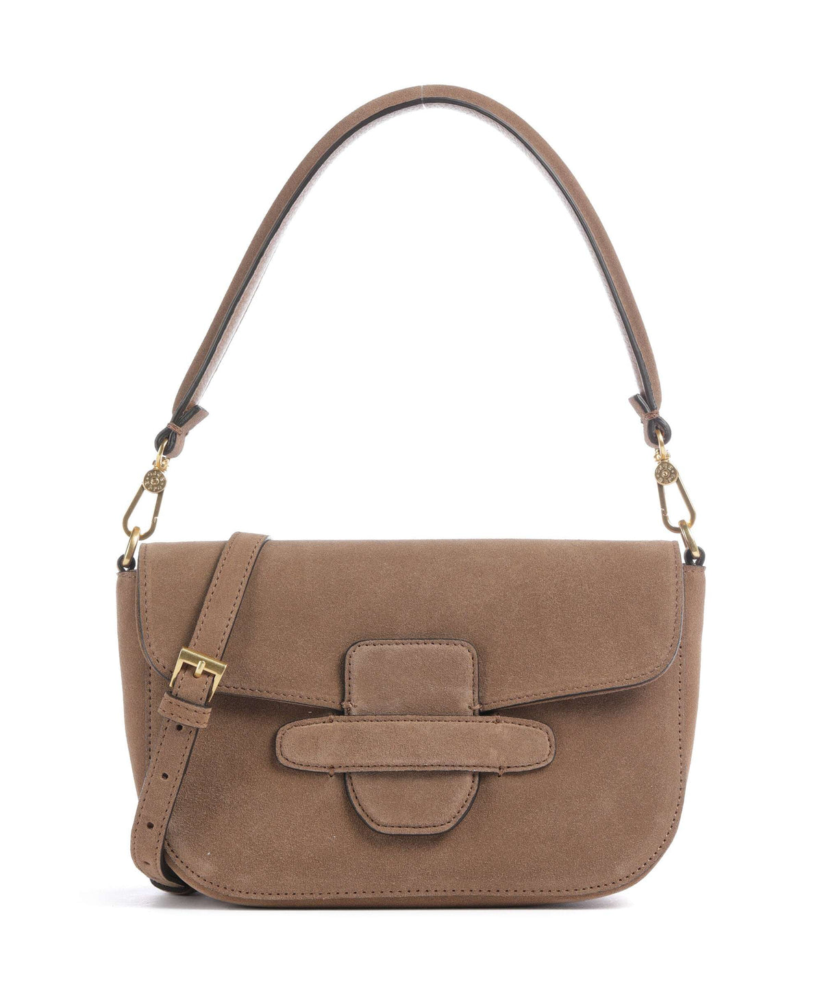Abro Suede Camilla Shoulder bag camel