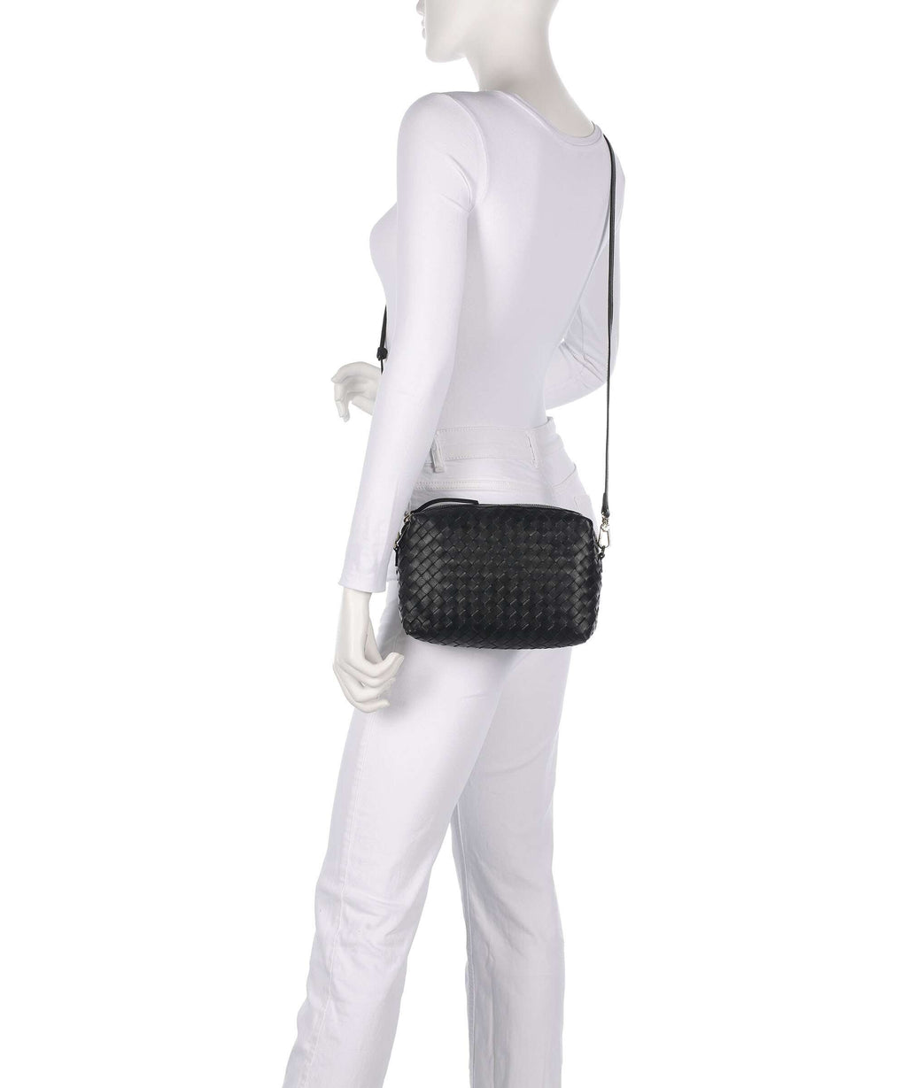 Abro Piuma Kaia Crossbody bag black/gold