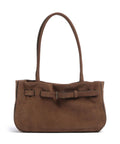 Abro Suede Jill Shoulder bag wood