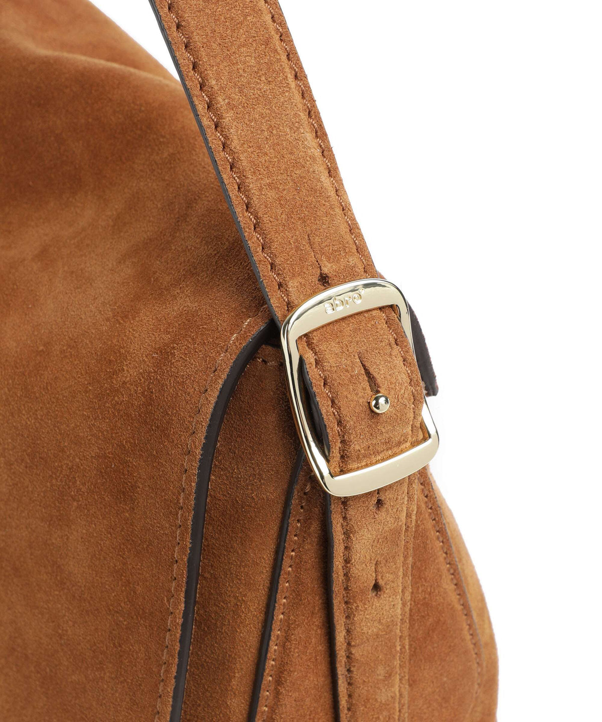 Abro Suede Carina Shoulder bag cuoio