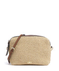 Abro Maglia Raffia Kaia Crossbody bag natural/nut