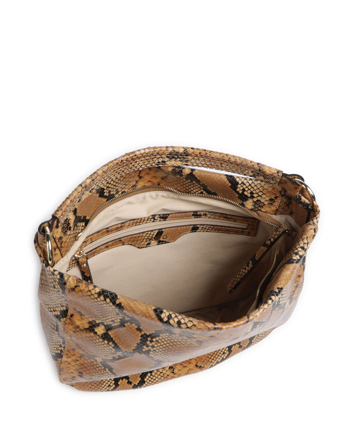 Abro Pitone Mia Hobo bag cuoio